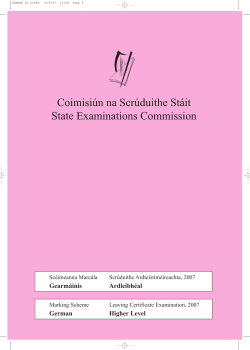 Paper (marking scheme)