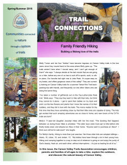 Spring 2016 - Carson Valley Trails Association