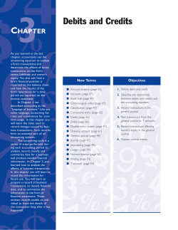 Debits and Credits - McGraw Hill Higher Education