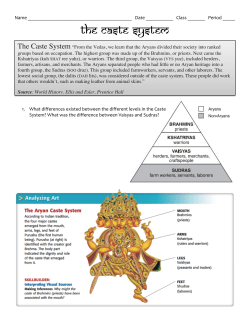 Caste System DBQ