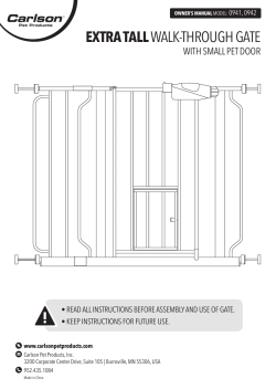 EXTRA TALL WALK-THROUGH GATE