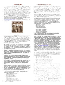 Liner Notes for Duck`s Eyeball