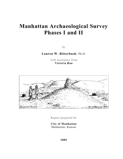 Manhattan Archaeological Survey