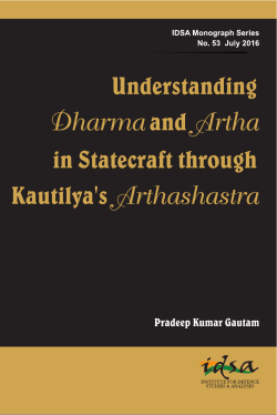 Monograph  - Institute for Defence Studies and