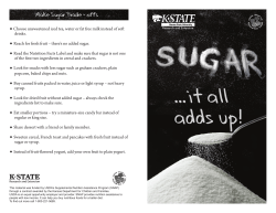 Choose unsweetened iced tea, water or fat free milk instead of soft
