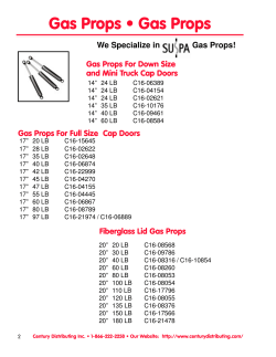 Gas Props &bull; Gas Props - Century Distributing, Inc.