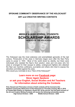 scholarship awards - ESD 101 Spokane Services Team