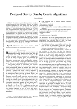 Design of Gravity Dam by Genetic Algorithms