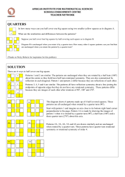 Notes for Teachers - Aiming High Teacher Network