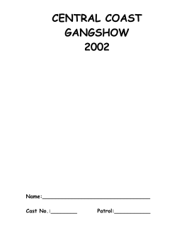 2002 - Central Coast Gang Show