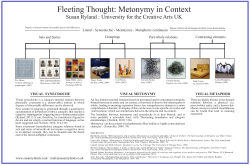 Synecdochic - Metonymic - Metaphoric continuum Sets and Series