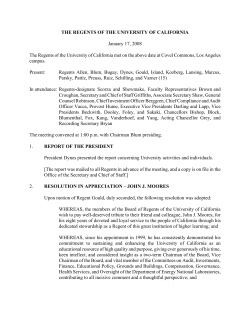 Board of Regents  - The Regents of the University of California