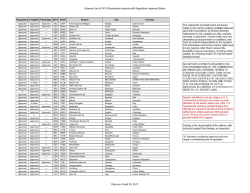 External List of 747-8 Destination Airports with Regulatory