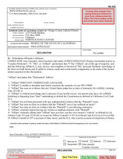 MC-030 Declaration