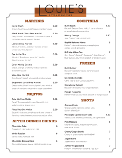 cocktails - Harlows Casino