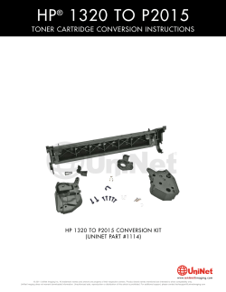 HP&reg; 1320 TO P2015
