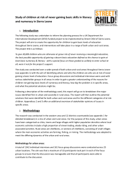 Study of children at risk of never gaining basic skills in