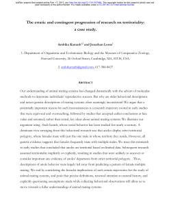 The erratic and contingent progression of research on