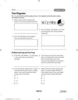 Tree Diagrams