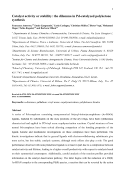 Catalyst activity or stability: the dilemma in Pd-catalyzed
