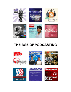 Radio versus the iPod - University of Canterbury