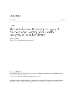 The Last Indian War: Reassessing the Legacy of American Indian