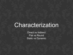 Characterization - ojhs