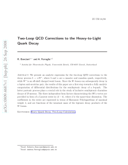 Two-Loop QCD Corrections to the Heavy-to