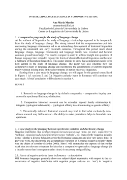 Ana Maria Martins  Faculdade de Letras