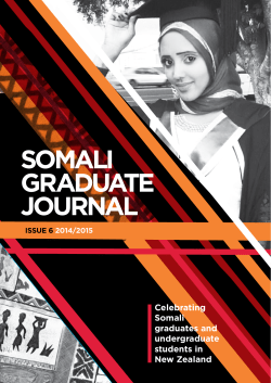 graduate analysis - Somali Graduate Journal