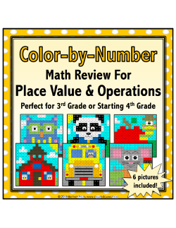 School Days Color By Number #3