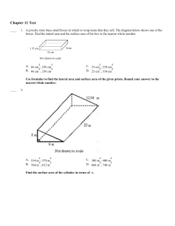 Chapter 11 Test