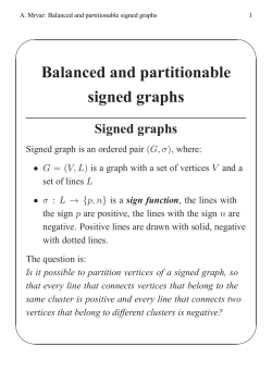 Balanced and partitionable signed graphs