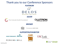Thank you to our Conference Sponsors - Americas