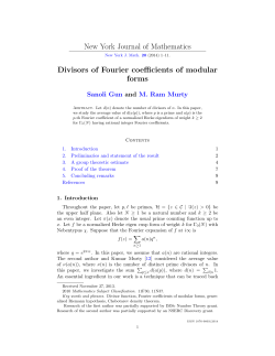 Divisors of Fourier coefficients of modular forms