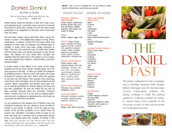 Daniel. Denial. - Mt. Zion Apostolic Church