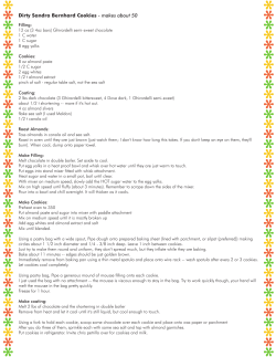 Dirty Sandra Bernhard Cookies