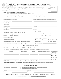 Print and mail your undergraduate application