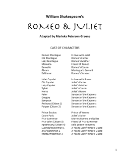 romeojuliet - Mounds Park Academy Blogs