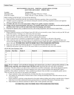 Page 1 - Montgomery College