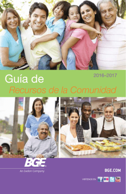 Gu&iacute;a de - BGE.com