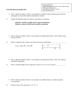 Uses for the Livescribe Pen