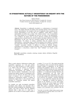 is synaesthesia actually ideaestesia? an inquiry into the nature of
