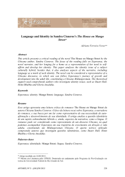 Language and Identity in Sandra Cisneros`s The House on
