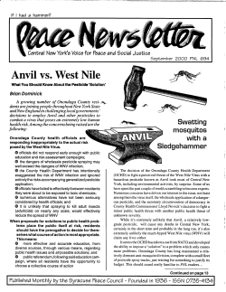 Anvil vs. West Nile