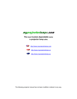 User Controls - MyProjectorLamps.com