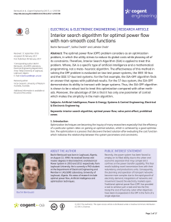 Interior search algorithm for optimal power flow with non