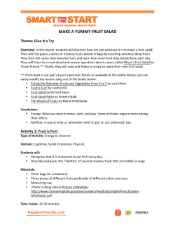 make a yummy fruit salad