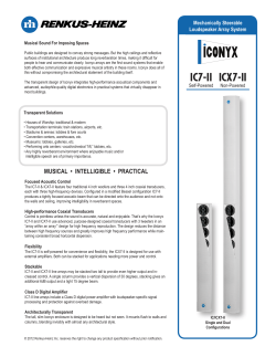 IC7-II ICX7-II - Renkus