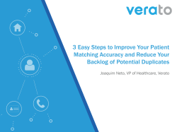 3 Easy Steps to Improve Your Patient Matching Accuracy